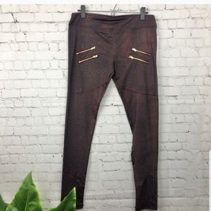 Varley Leggings with Zippers Size Large